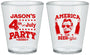 Custom 4th Of July Plastic Shot Glasses - Bbq Lincoln | 220036