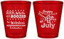 Custom 4th Of July Plastic Shot Glasses - Red White Booze | 220042