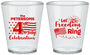 Custom 4th Of July Plastic Shot Glasses - Fireworks | 220048