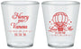Custom Wedding Plastic Shot Glasses - Hot Air Balloon | 225