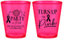 Custom Awareness Plastic Shot Glasses - Party In Pink | 230002