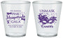 Custom Awareness Plastic Shot Glasses - Masquerade | 230008
