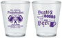 Custom Awareness Plastic Shot Glasses - Brats Boobs Beer | 230012