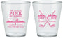 Custom Awareness Plastic Shot Glasses - Gold Drive Out | 230017