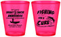 Custom Awareness Plastic Shot Glasses - Fishing For A Cure | 230018