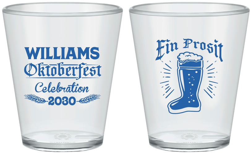 Custom Oktoberfest Plastic Shot Glasses - Ein Prosit | 240003