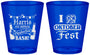 Custom Oktoberfest Plastic Shot Glasses - Pretzel | 240009
