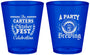 Custom Oktoberfest Plastic Shot Glasses - Beer Keg | 240017