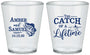 Custom Wedding Plastic Shot Glasses - Catch Of A Lifetime Fish | 246