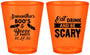 Custom Halloween Plastic Shot Glasses - Boo Booze Scary | 250000