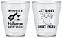 Custom Halloween Plastic Shot Glasses - Ghost Sheet Faced | 250009