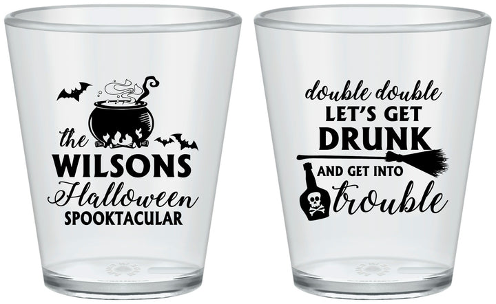 Custom Halloween Plastic Shot Glasses - Witch | 250011
