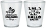 Custom Halloween Plastic Shot Glasses - Hallowasted Pumpkin | 250013