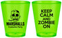 Custom Halloween Plastic Shot Glasses - Zombie | 250018