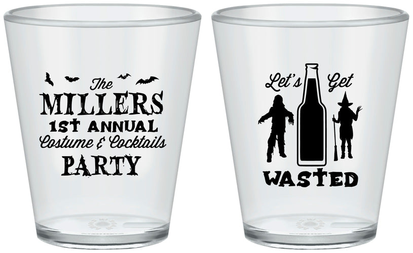 Custom Halloween Plastic Shot Glasses - Werewolf Witch | 250039
