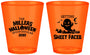Custom Halloween Plastic Shot Glasses - Ghost Sheet Faced | 250040