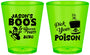 Custom Halloween Plastic Shot Glasses - Ghost Boo | 250042