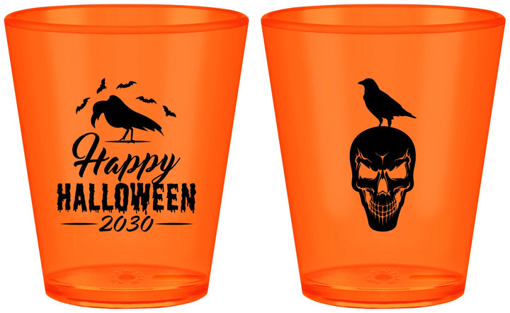 Custom Halloween Plastic Shot Glasses - Skeleton | 250056