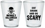 Custom Halloween Plastic Shot Glasses - Eat Drink Be Scary | 250059