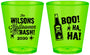 Custom Halloween Plastic Shot Glasses - Boo Skeleton | 250078