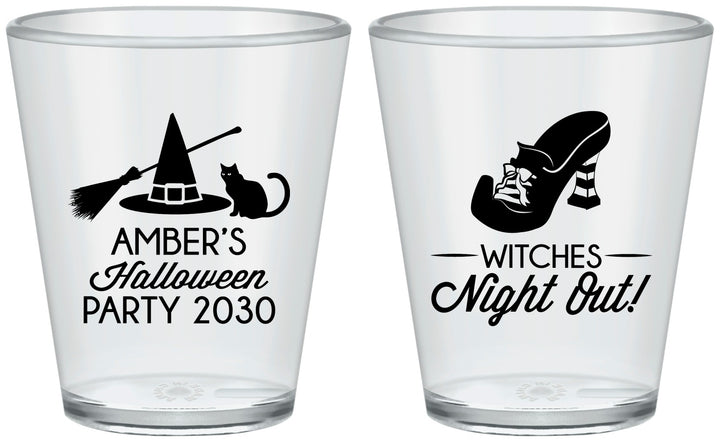 Custom Halloween Plastic Shot Glasses - Witches Night Out | 250083