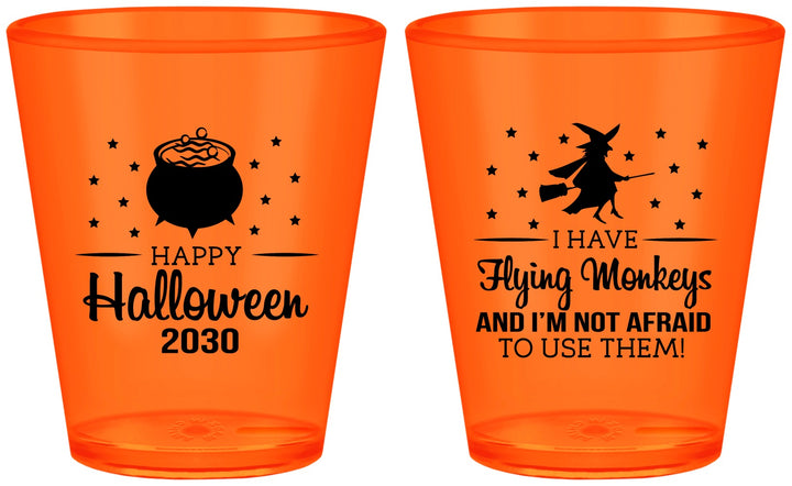 Custom Halloween Plastic Shot Glasses - Witch | 250084