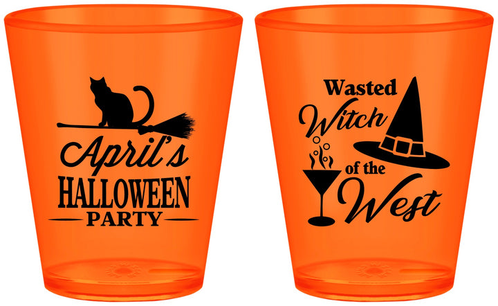Custom Halloween Plastic Shot Glasses - Witch | 250088