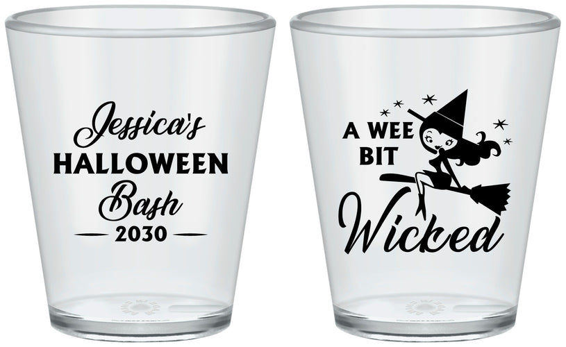 Custom Halloween Plastic Shot Glasses - Witch | 250091