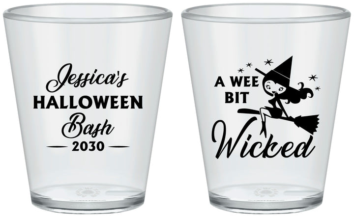 Custom Halloween Plastic Shot Glasses - Witch | 250091