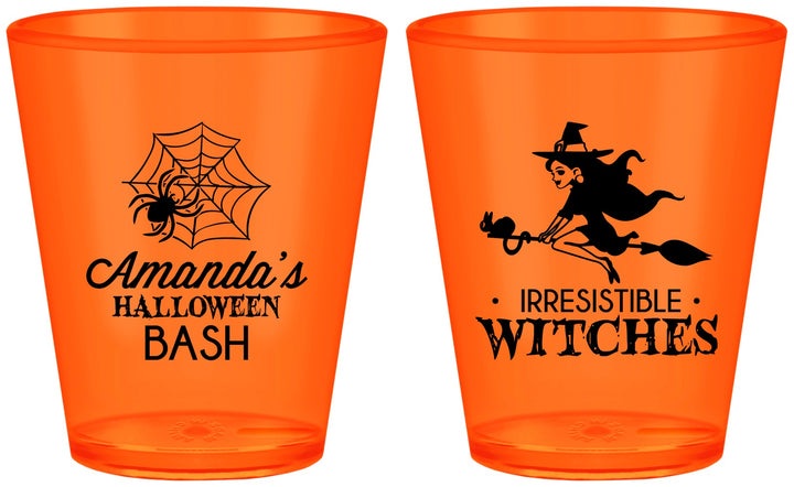 Custom Halloween Plastic Shot Glasses - Witches | 250092
