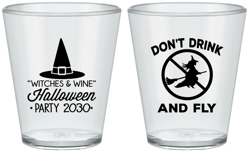 Custom Halloween Plastic Shot Glasses - Witch | 250093