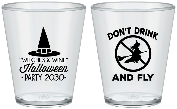 Custom Halloween Plastic Shot Glasses - Witch | 250093