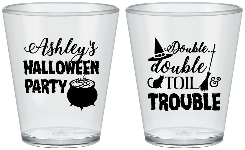 Custom Halloween Plastic Shot Glasses - Witch | 250095