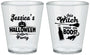 Custom Halloween Plastic Shot Glasses - Witch Boos | 250097