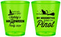 Custom Halloween Plastic Shot Glasses - Witch Broomstick | 250098