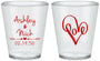 Custom Wedding Plastic Shot Glasses - Love | 252