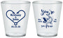 Custom Wedding Plastic Shot Glasses - Fish In The Sea For Me | 254