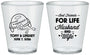 Custom Wedding Plastic Shot Glasses - Best Friends For Life | 256