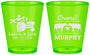 Custom Wedding Plastic Shot Glasses - Tractor Cows | 257