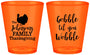 Custom Thanksgiving Plastic Shot Glasses - Gobble Til You Wobble | 260004