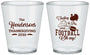 Custom Thanksgiving Plastic Shot Glasses - Football Turkey | 260014