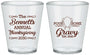 Custom Thanksgiving Plastic Shot Glasses - Turkey Gravy | 260015