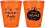 Custom Thanksgiving Plastic Shot Glasses - Pumpkin | 260016