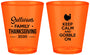 Custom Thanksgiving Plastic Shot Glasses - Gobble Turkey | 260024