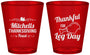 Custom Thanksgiving Plastic Shot Glasses - Leg Day | 260033