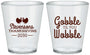 Custom Thanksgiving Plastic Shot Glasses - Gobble Til You Wobble | 260034