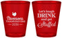 Custom Thanksgiving Plastic Shot Glasses - Turkey Stuffed | 260037