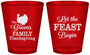 Custom Thanksgiving Plastic Shot Glasses - Let The Feast Begin | 260041