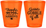 Custom Thanksgiving Plastic Shot Glasses - Gobble Gobble | 260044
