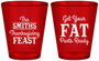 Custom Thanksgiving Plastic Shot Glasses - Fat Pants Ready | 260045